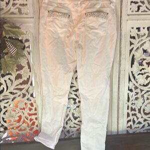 Chico's White Straight Leg Jeans Classic Style
